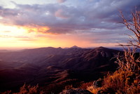 LS128 Sunset, Mt Kaputar National Park NSW